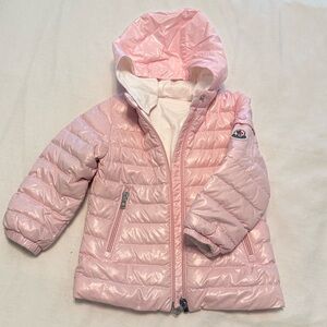 Moncler Enfant Paula Giubotto Puffer Jacket in Pink 18 - 24 months